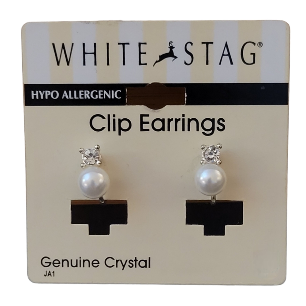 Crystal Earrings Vintage